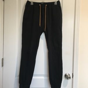 Lira Joggers Pants Ankle Elastic Black 34